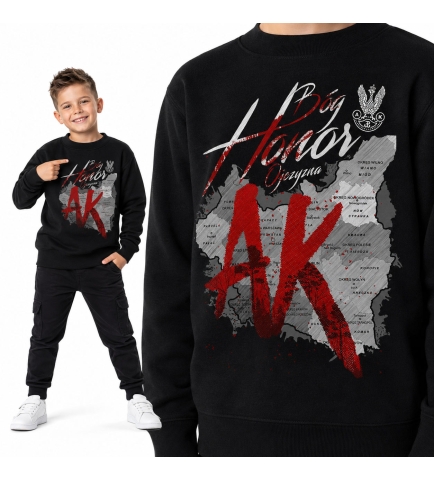 Bluza dziecięca Patriotyczna AK